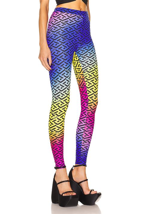 versace la greca leggings